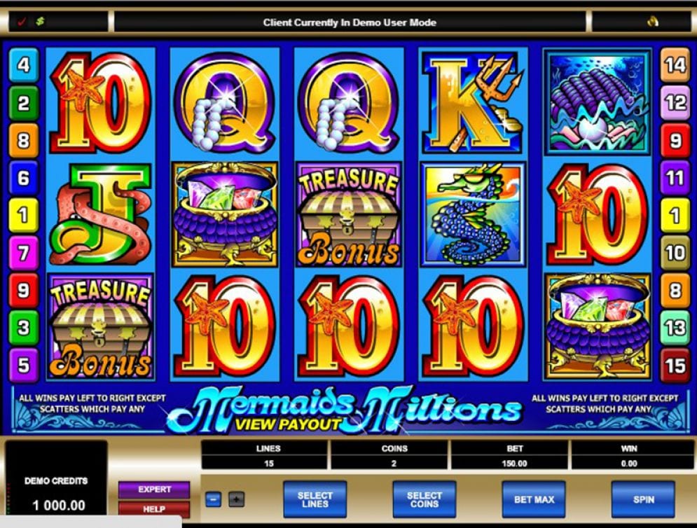 Mermaids Millions Slot Review